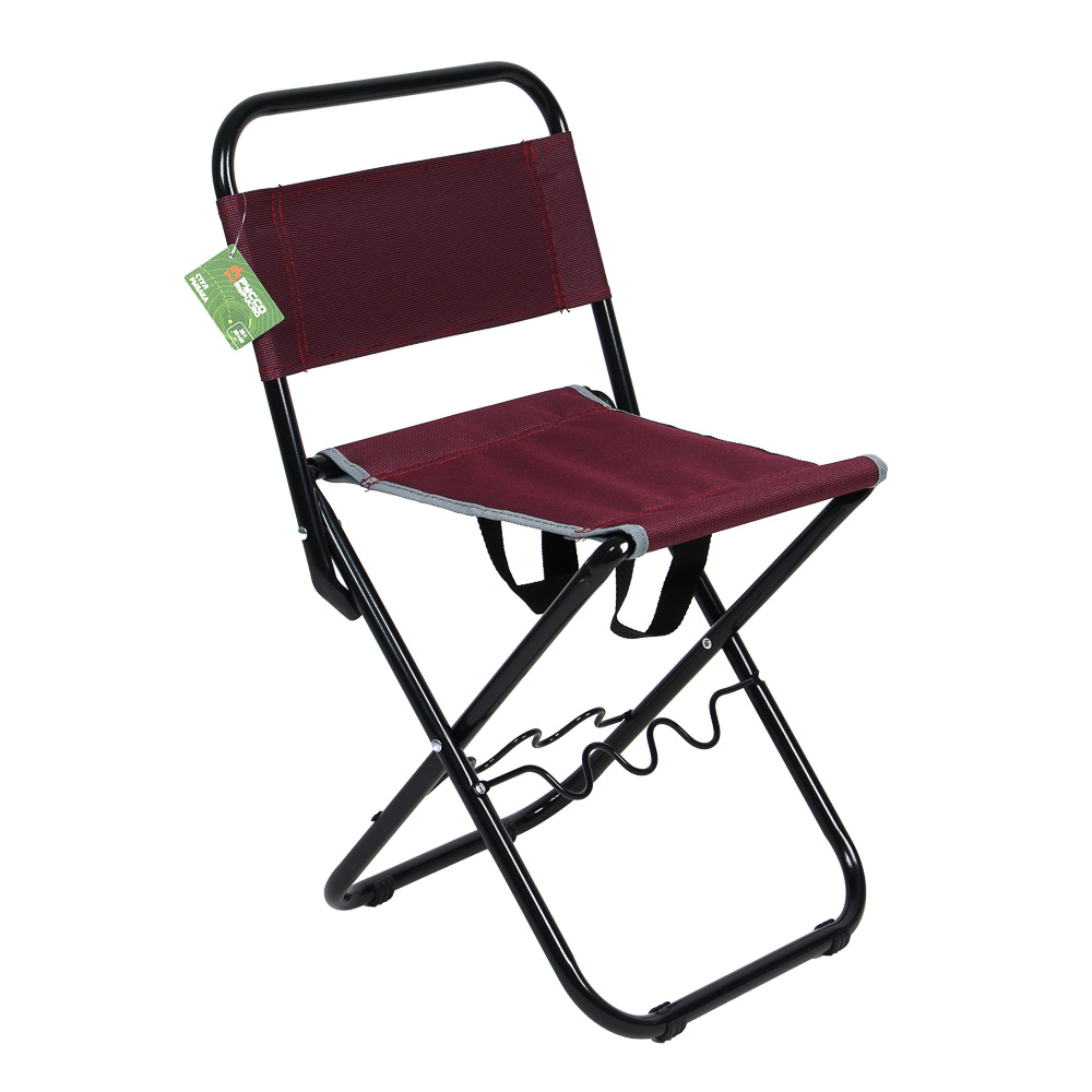 РУССО ТУРИСТО Стул рыбака, до 80кг, 35х28х60см, оксфорд 600D, сталь d16мм, арт.№ 121-101