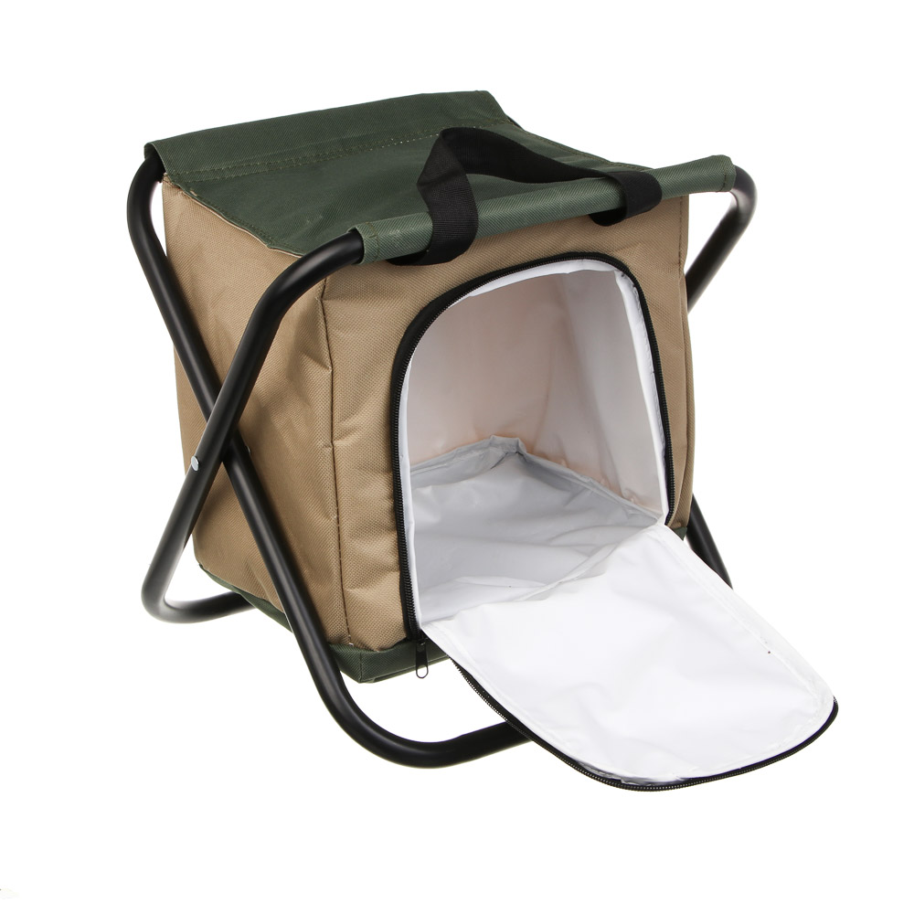 Табурет с термосумкой тм РУССО ТУРИСТО, до 90 кг, 32,5х26х32см, оксфорд 600D, сталь d16мм, арт.№ 121-102