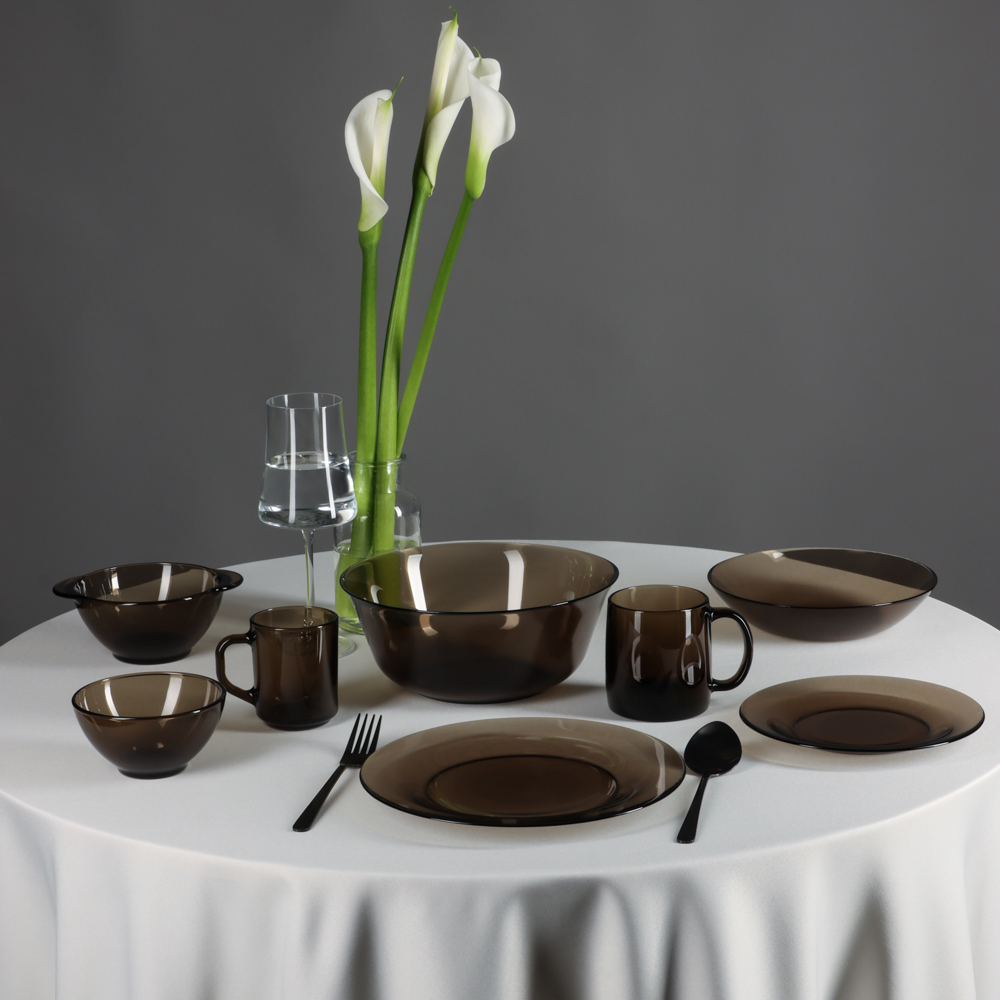 Luminarc Эклипс Бульонница с ушками 560 мл, дымчатое стекло, арт.№ 877-719