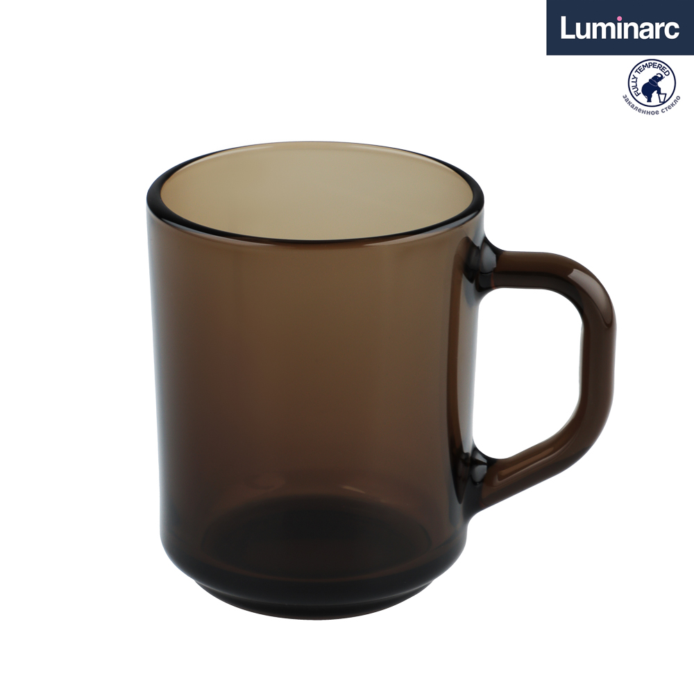 Luminarc Эклипс Кружка 250 мл, дымчатое стекло, арт.№ 878-138