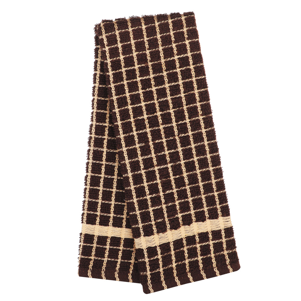 PROVANCE Клетка Полотенце кухонное махровое, 75% хлопок, 25% ПЭ, 38х60см, 4 цвета, арт.№ 434-097