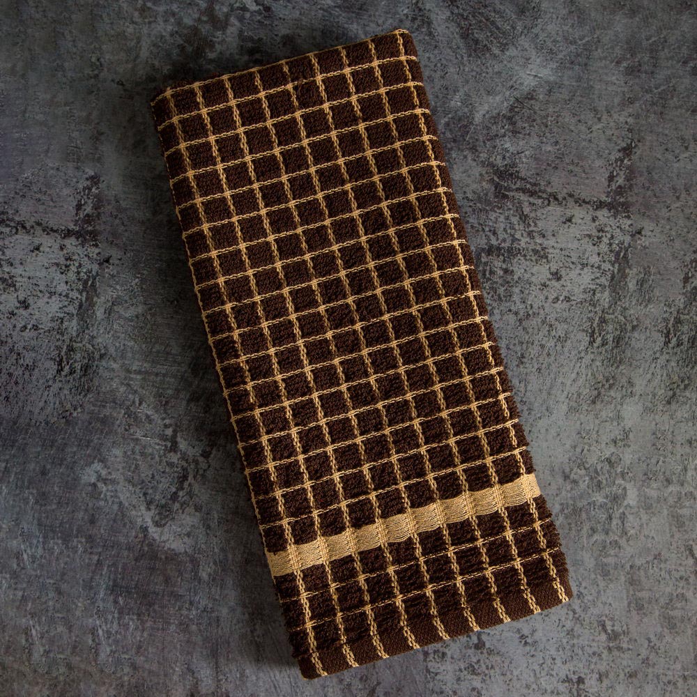 PROVANCE Клетка Полотенце кухонное махровое, 75% хлопок, 25% ПЭ, 38х60см, 4 цвета, арт.№ 434-097