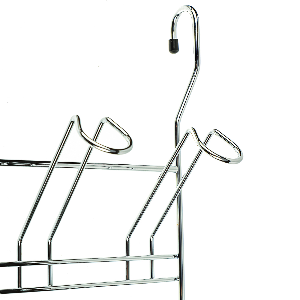 Полка для стаканов тм VETTA, 23,5x11x34cм, хромированная сталь, арт.№ 481-001