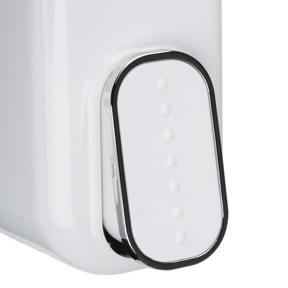 VETTA Дозатор для жидкого мыла настенный, 350мл, белый, ПВХ, арт.№ 542-059