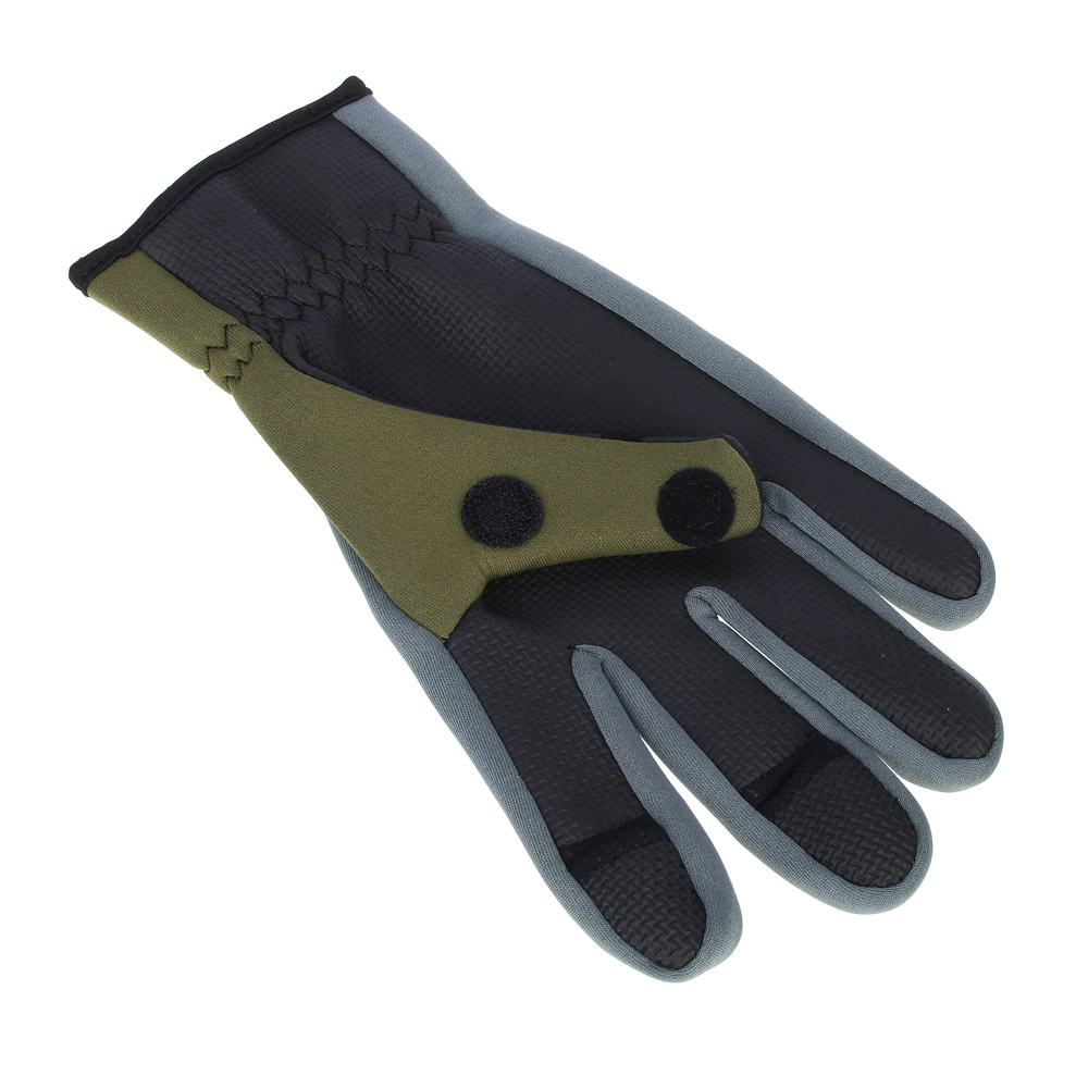 AZOR FISHING Перчатки влагостойкие, рыболовные, хлопок, полиэстер, микрофибра, арт.№ 127-069