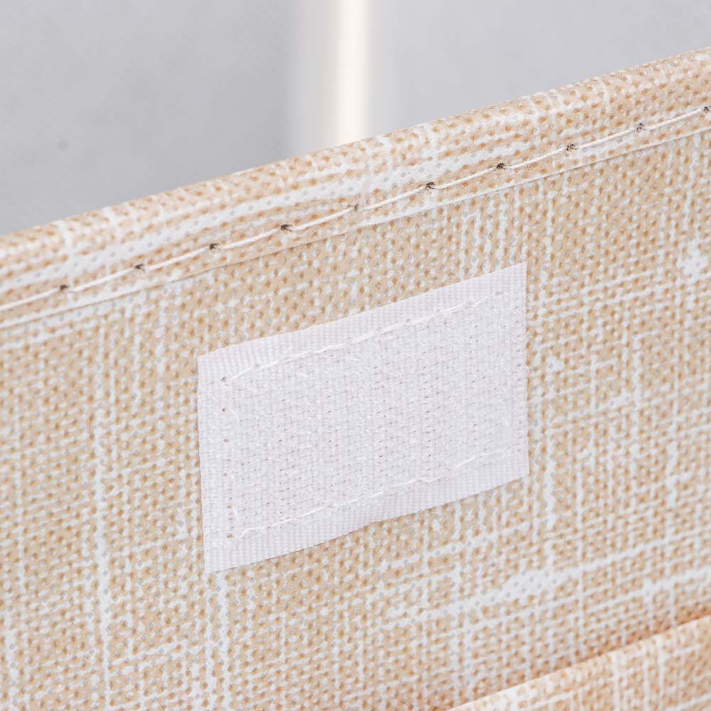 Кофр для хранения с крышкой тм VETTA ЛЁН, полиэстер, 26х20х15см, бежевый, арт.№ 457-646