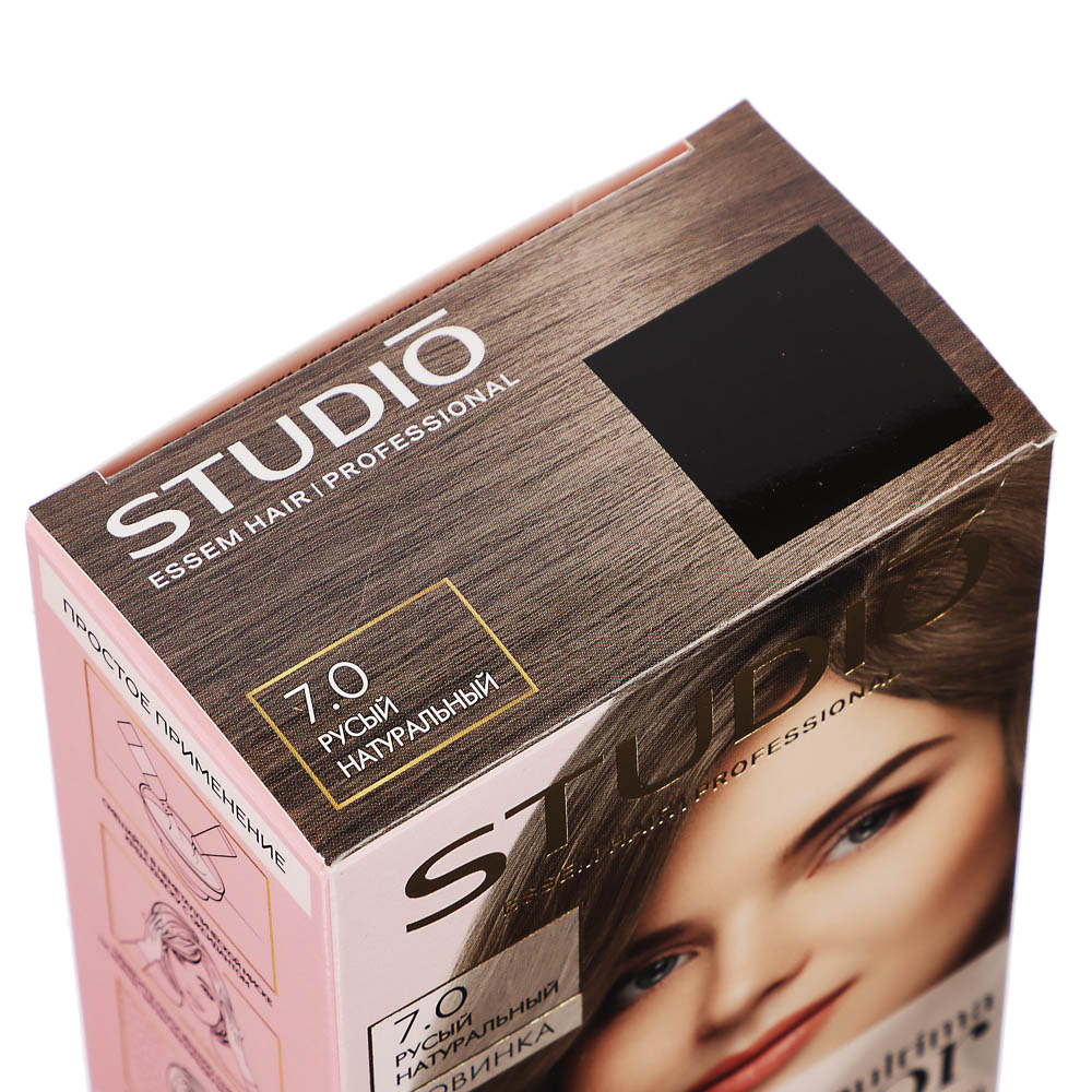 Краска для волос STUDIO Ultima Color 7.0 Русый натуральный,100мл, арт.№ 972-057
