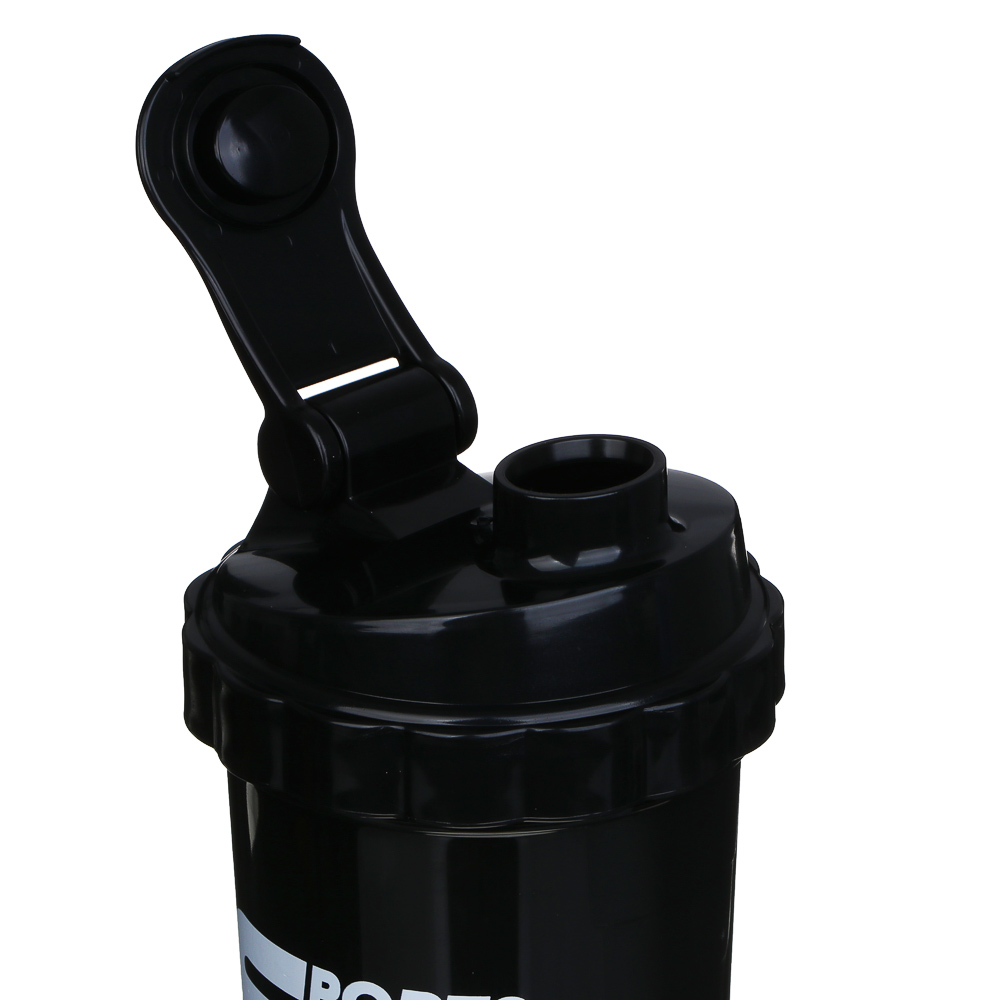 SILAPRO Спортивный шейкер 3 в 1  (пружина-венчик, два контейнера), 500мл, 25x9см, полипропилен, арт.№ 088-001