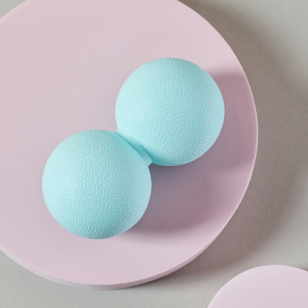 SILAPRO MAX Мяч массажный, сдвоенный, зеленый, 12х6см, ТРЕ, арт.№ 192-023