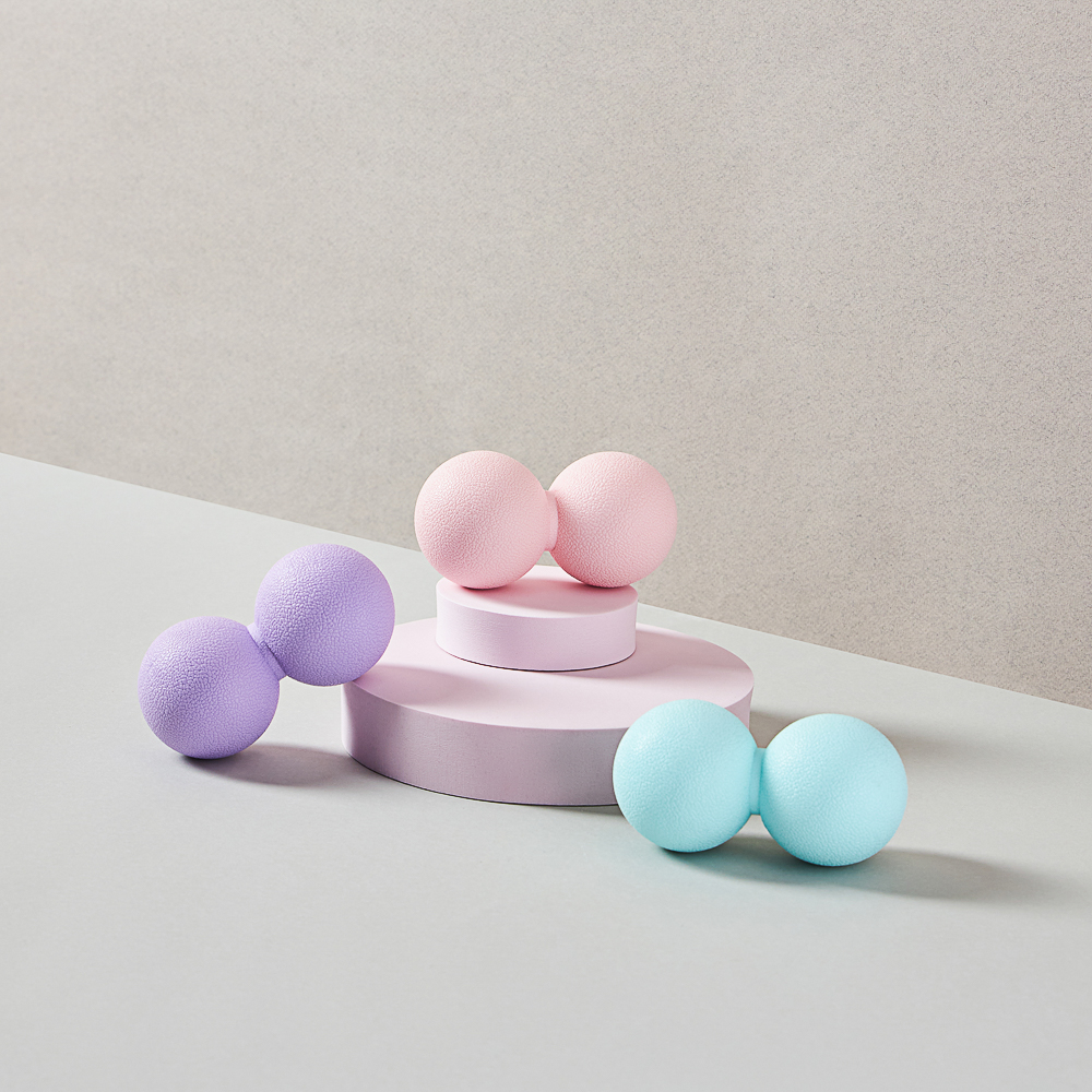 SILAPRO MAX Мяч массажный, сдвоенный, зеленый, 12х6см, ТРЕ, арт.№ 192-023