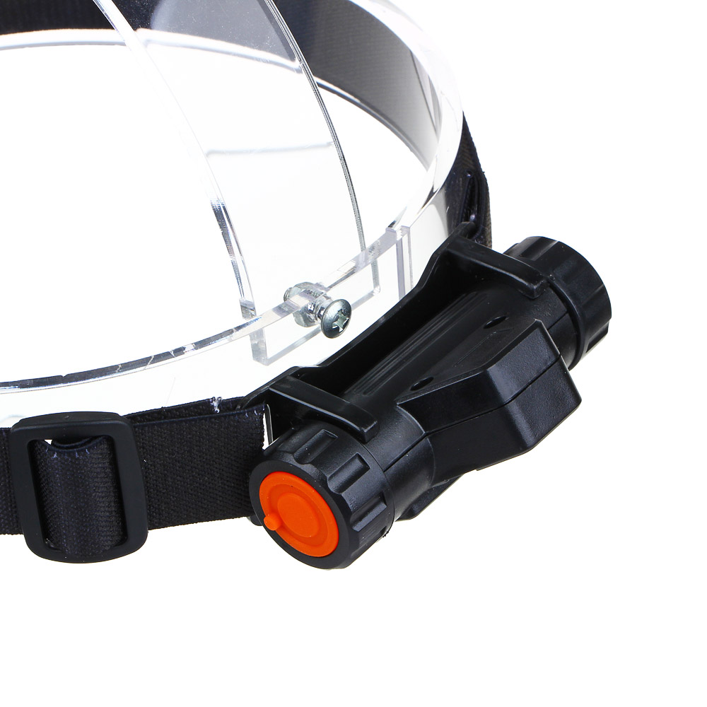 Фонарик налобный тм ЕРМАК, 800мАч, 1 COB, 1 LED, 8х3 см, 2 режима, пластик, арт.№ 221-013