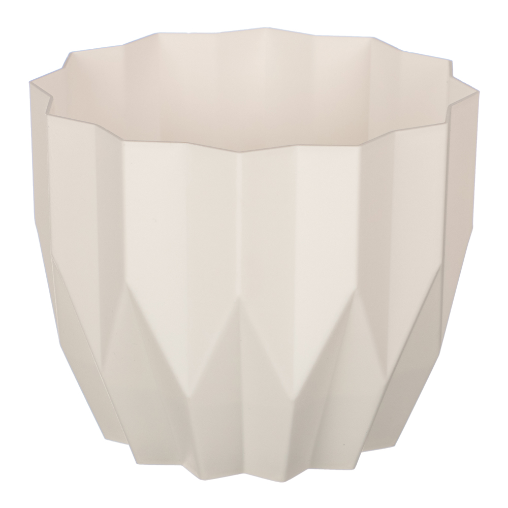 Кашпо "Геометрия" 0,8л, белый, арт.№ 164-023