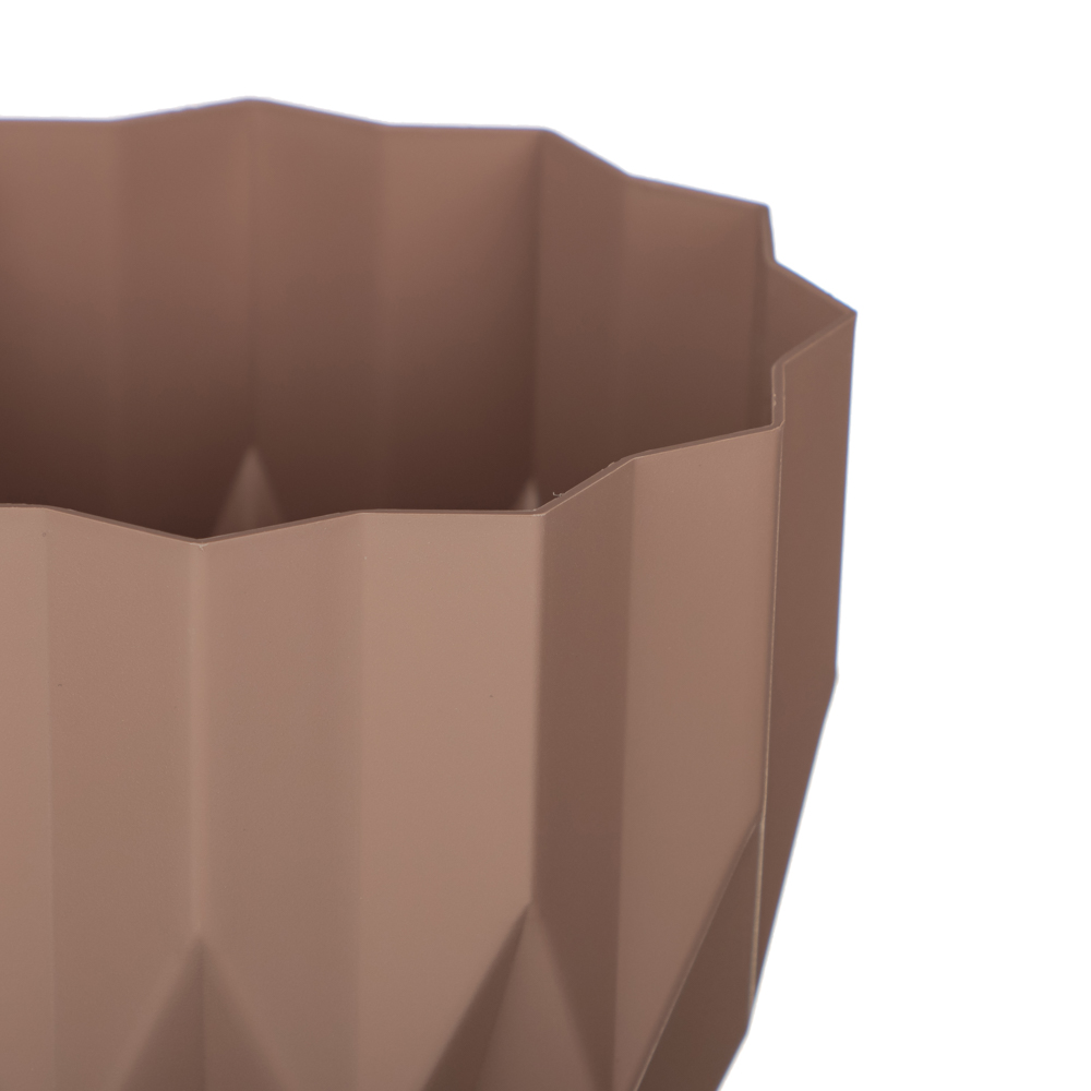 Кашпо "Геометрия" 0,8л, фраппе, арт.№ 164-025