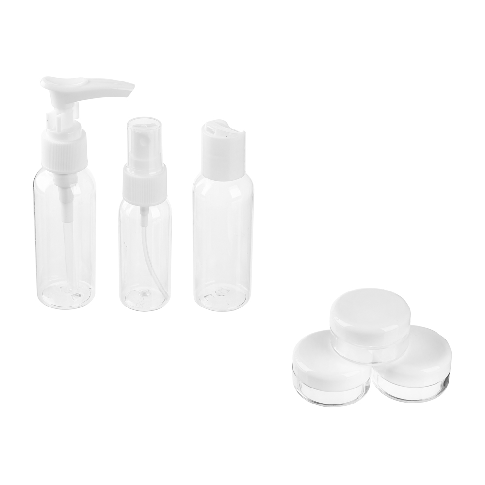 Рыжий Набор для косметики дорожный 6 предметов, пластик, арт.№ 357-190