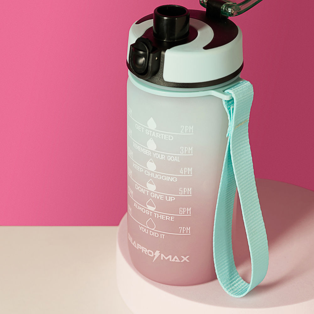 SILAPRO MAX Бутылка спортивная с замком, ELDERBERRY-EGGSHELL BLUE, 550мл, РС, арт.№ 088-075