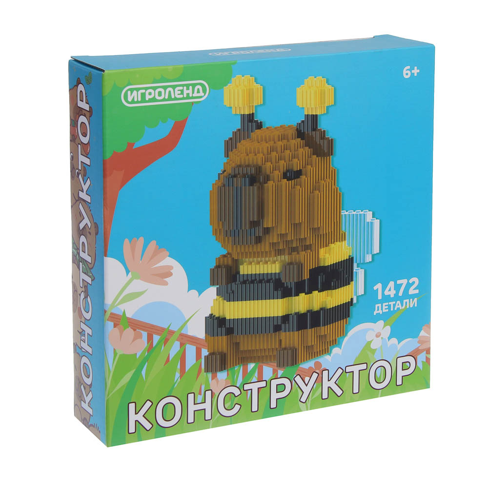 Конструктор мини 3D "Популярка", ABS, 2912-03, арт.№ 858-100