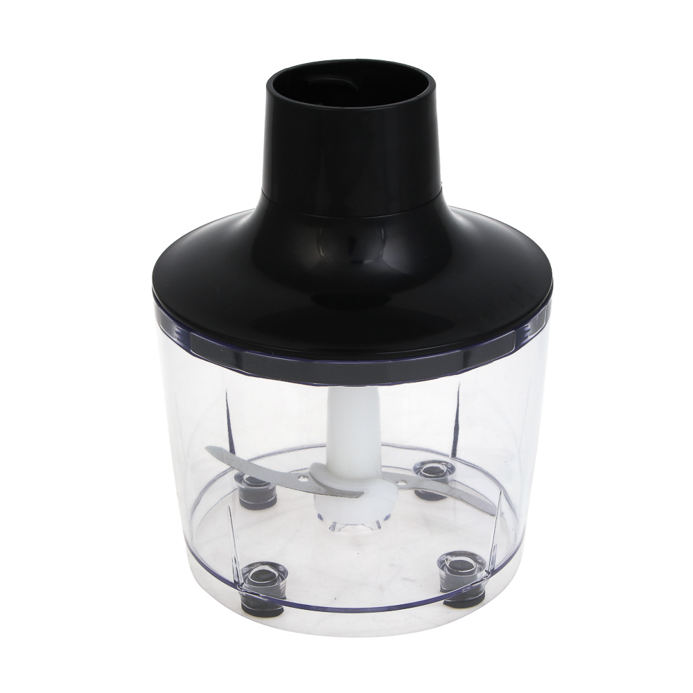 LEBEN Блендер погружной, 1500Вт, 2 скорости, чоппер, венчик и мерный стакан в компл., чёрный, арт.№ 269-050