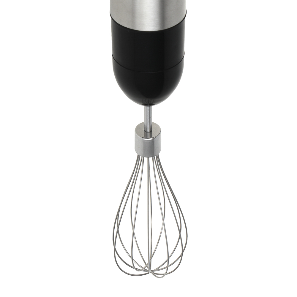 LEBEN Блендер погружной, 1500Вт, 2 скорости, чоппер, венчик и мерный стакан в компл., чёрный, арт.№ 269-050