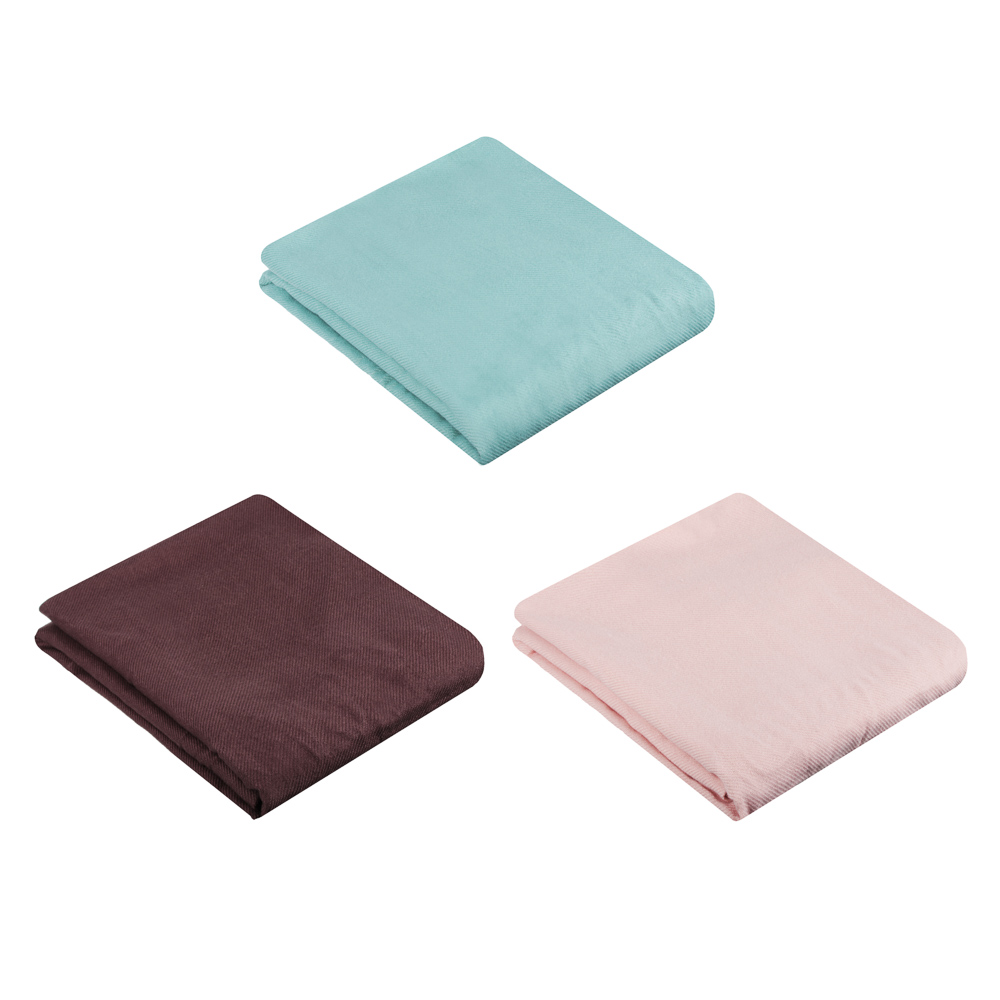 PROVANCE Мятный Латте Плед однотонный с кисточками 130х170см, 100% акрил, 3 цвета, арт.№ 488-038