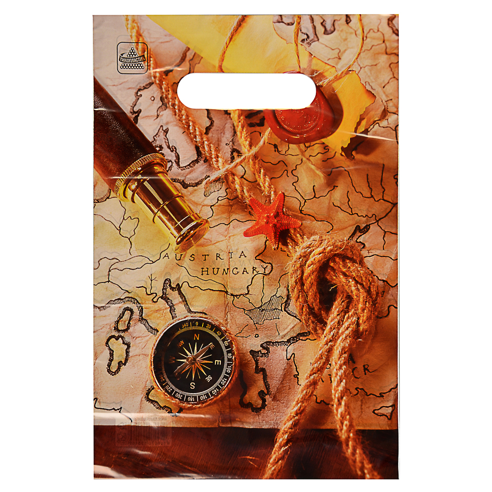 Пакет ПВД с вырубной ручкой, ML 30х20см, 30 мкм, 5 дизайнов, арт.№ 507-877