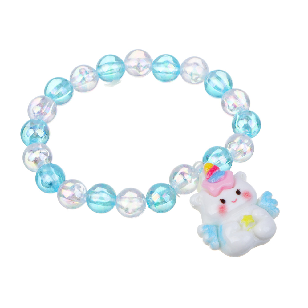 Набор детской бижутерии BY Русские супергерои: браслет, кольцо, резинки 2шт, заколка, 3 дизайна, арт.№ 316-374