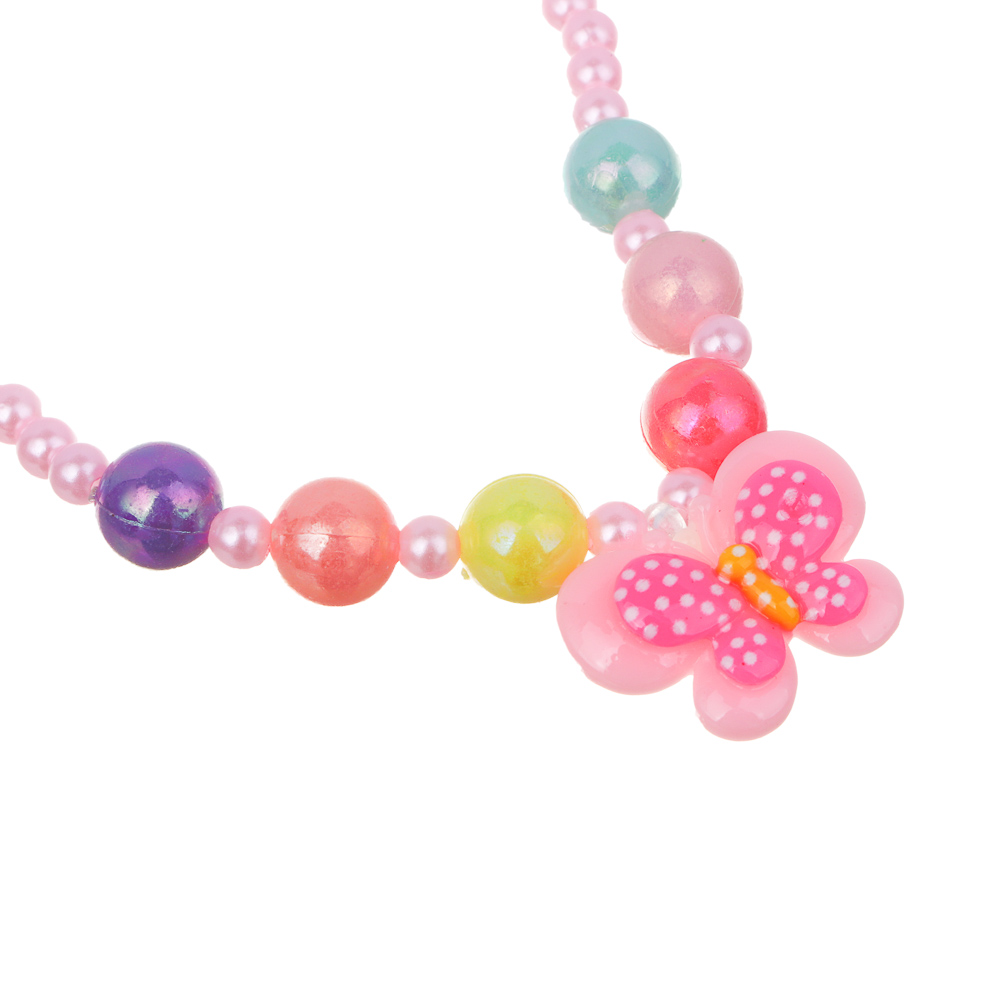 BY Русские супергерои Набор детской бижутерии в рюкзаке 19х14х5см: бусы, браслет, расческа, 3 диз., арт.№ 316-376