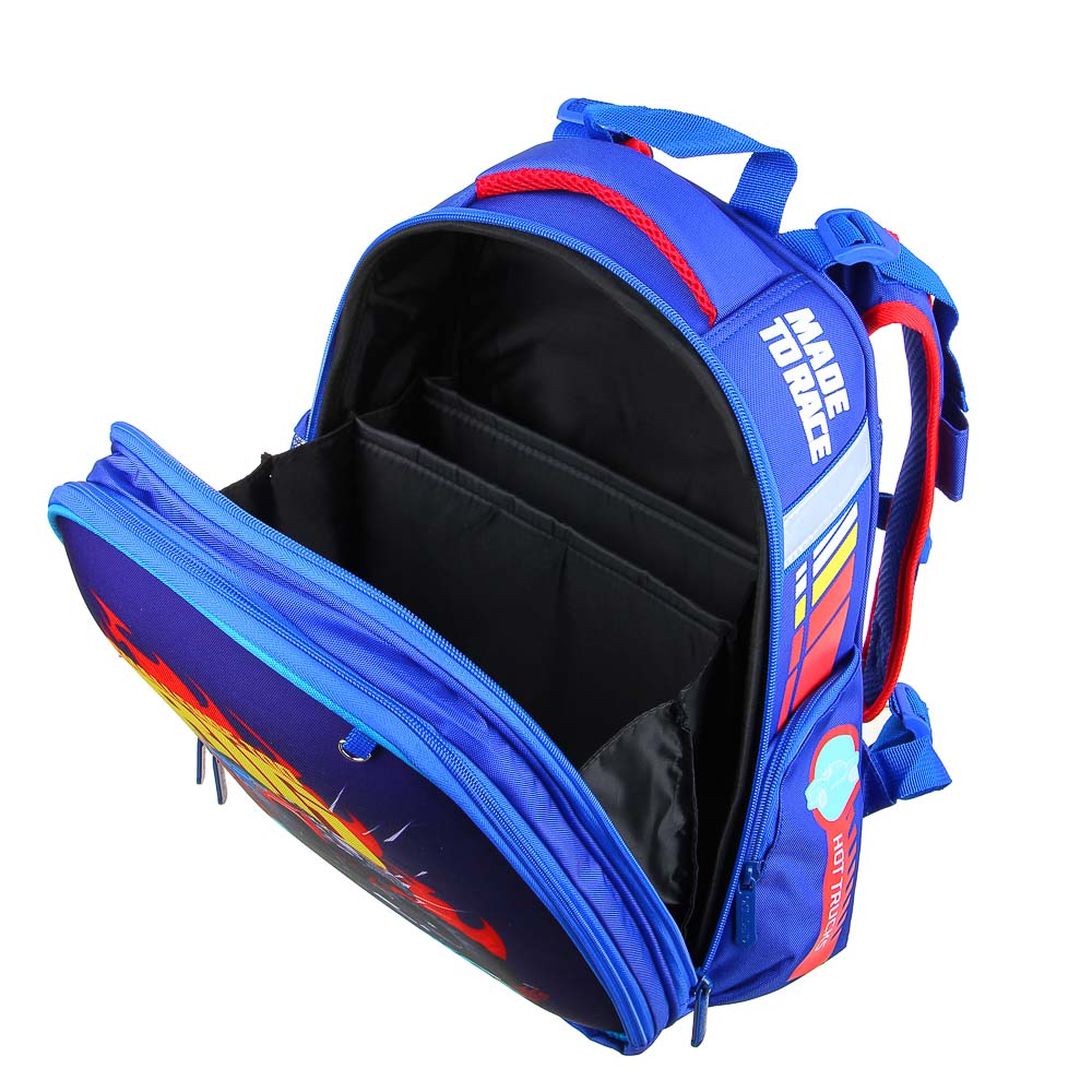 ТУ БИГ Рюкзак школьный жесткий 38х28х15см, 2 отд.,2карм.,эргон.спинка, лямки рег.по росту, ПЭ, арт.№ 254-457