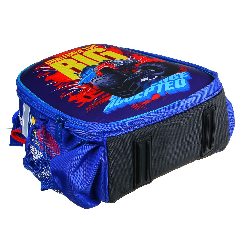 ТУ БИГ Рюкзак школьный жесткий 38х28х15см, 2 отд.,2карм.,эргон.спинка, лямки рег.по росту, ПЭ, арт.№ 254-457