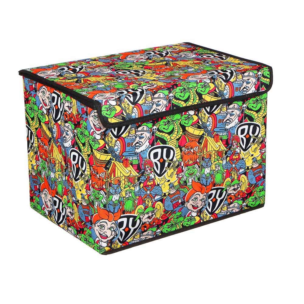 BY В ГОСТЯХ У СКАЗКИ Кофр c крышкой, 40х30х30см, 2 дизайна, арт.№ 457-578