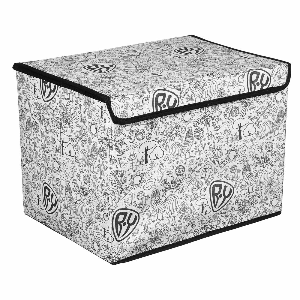 BY В ГОСТЯХ У СКАЗКИ Кофр c крышкой, 40х30х30см, 2 дизайна, арт.№ 457-578