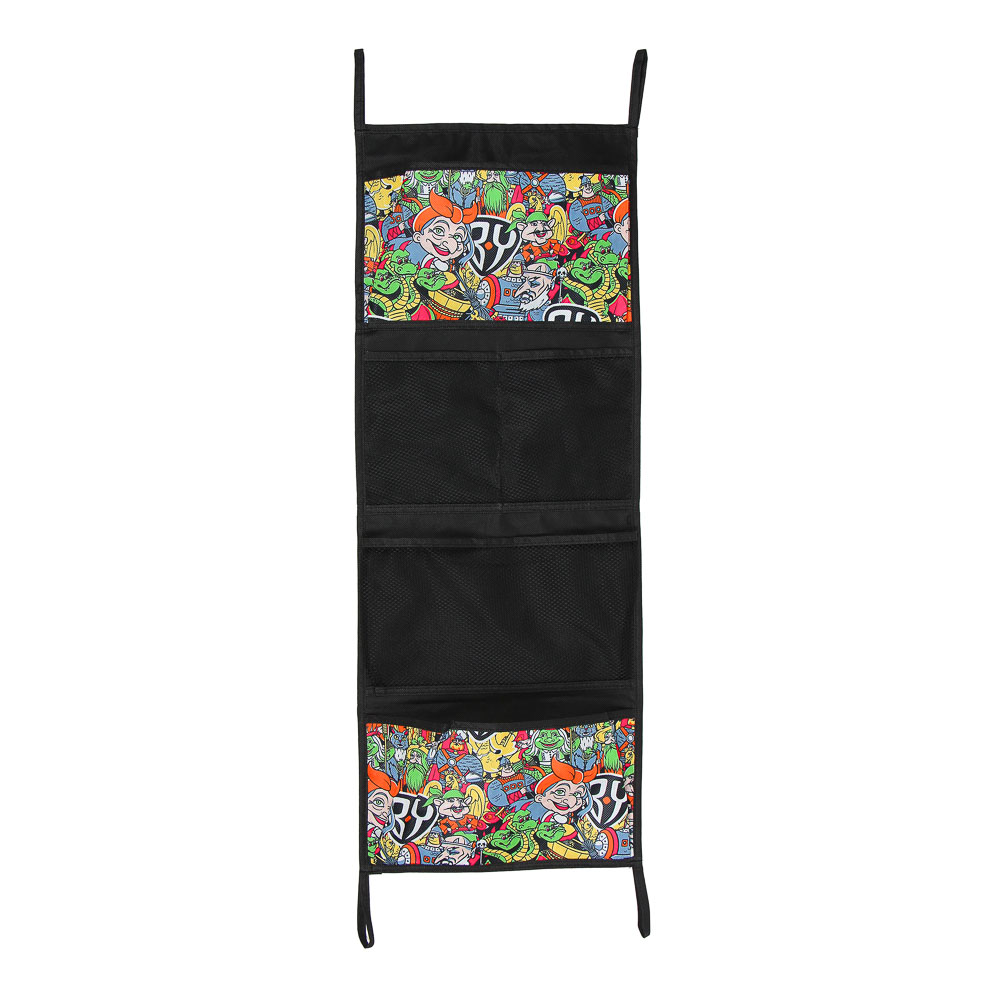 BY В ГОСТЯХ У СКАЗКИ Органайзер подвесной для шкафчика в детском саду, 5 карманов, 80х30см, арт.№ 457-579