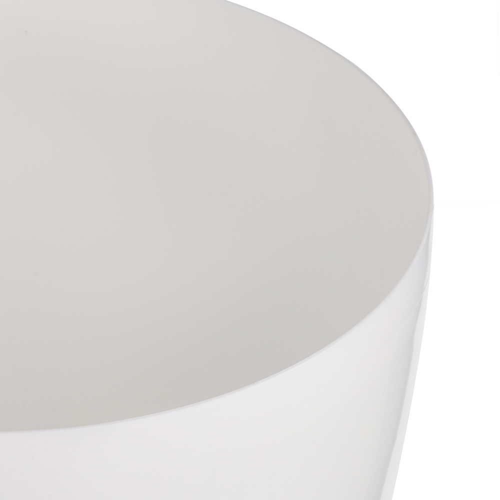 Горшок цветочный 2,7л 17х15,6см белый, арт.№ 164-390