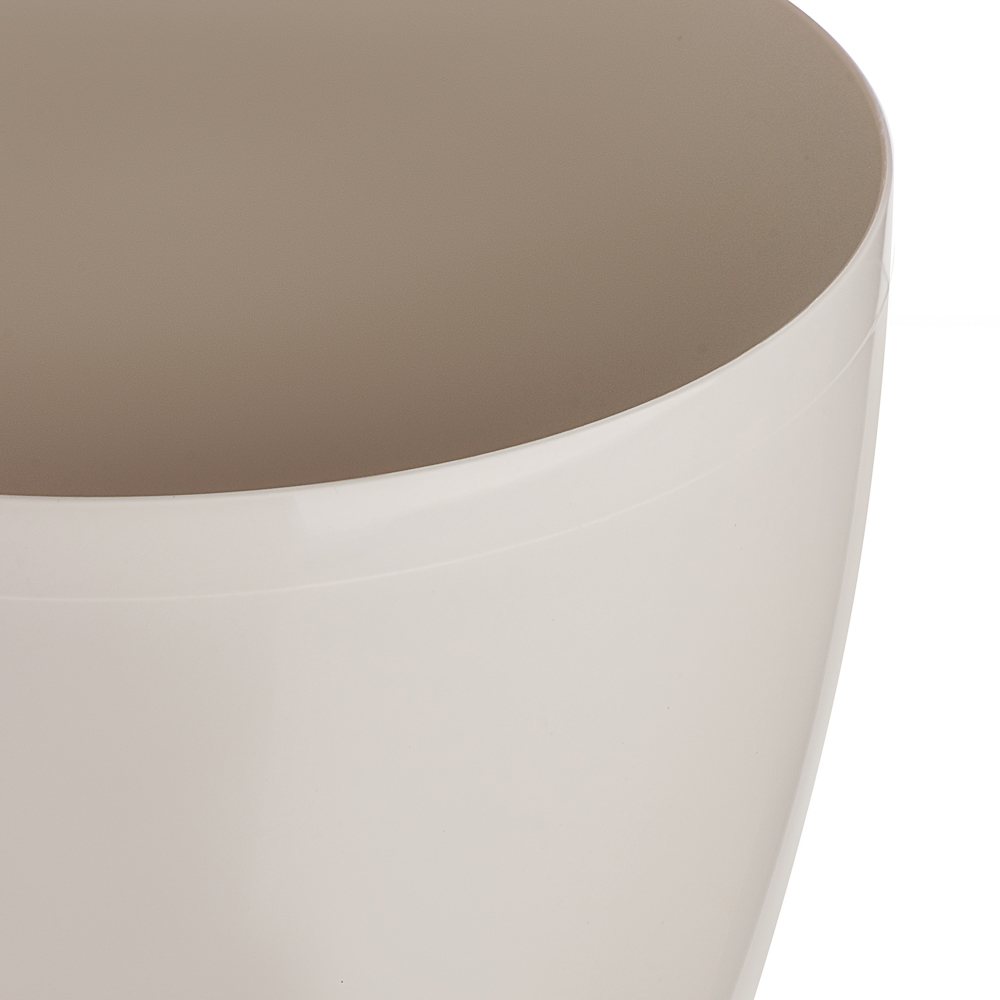 Горшок цветочный 2,7л 17х15,6см бежевый, арт.№ 164-392