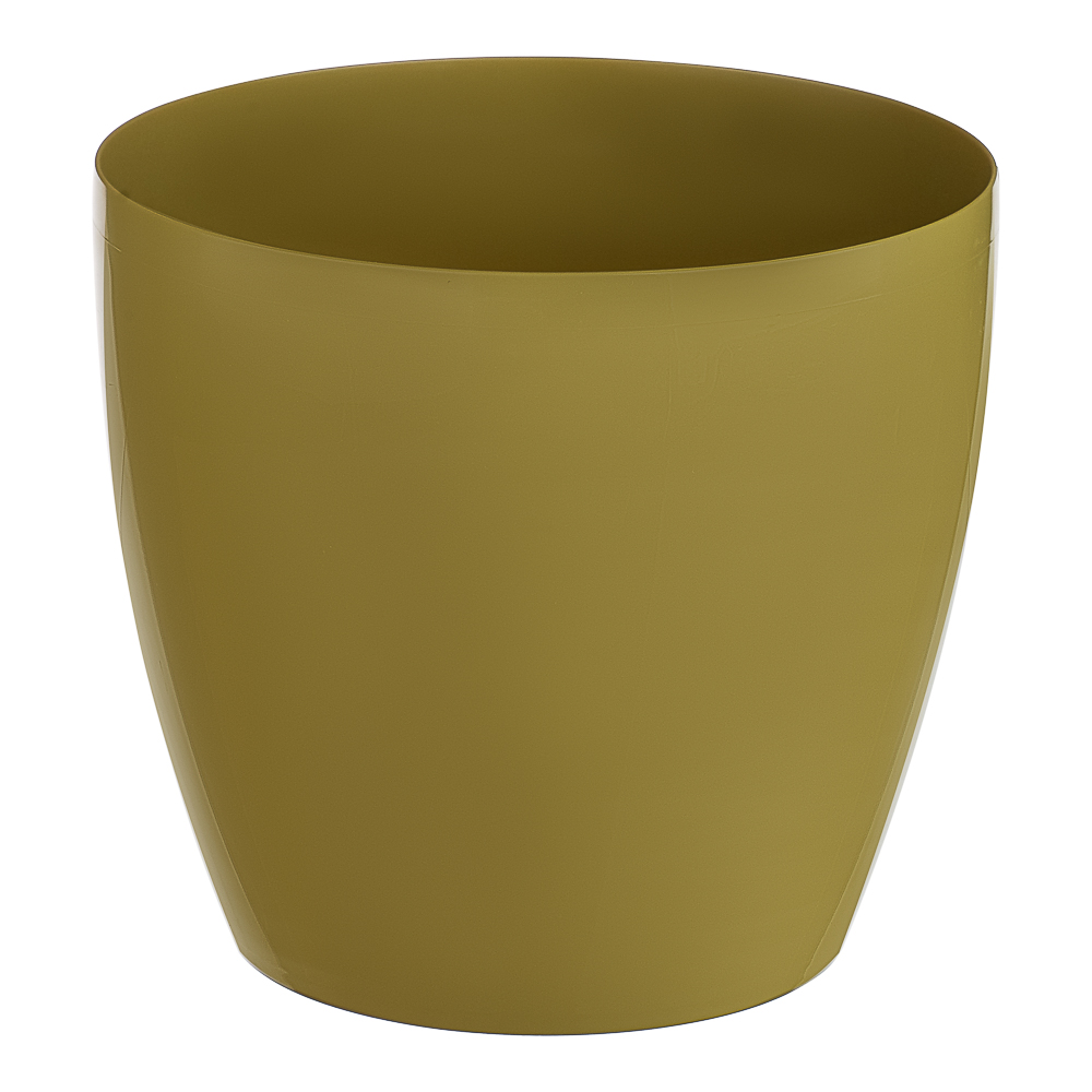 Горшок цветочный 2,7л 17х15,6см оливковый, арт.№ 164-393