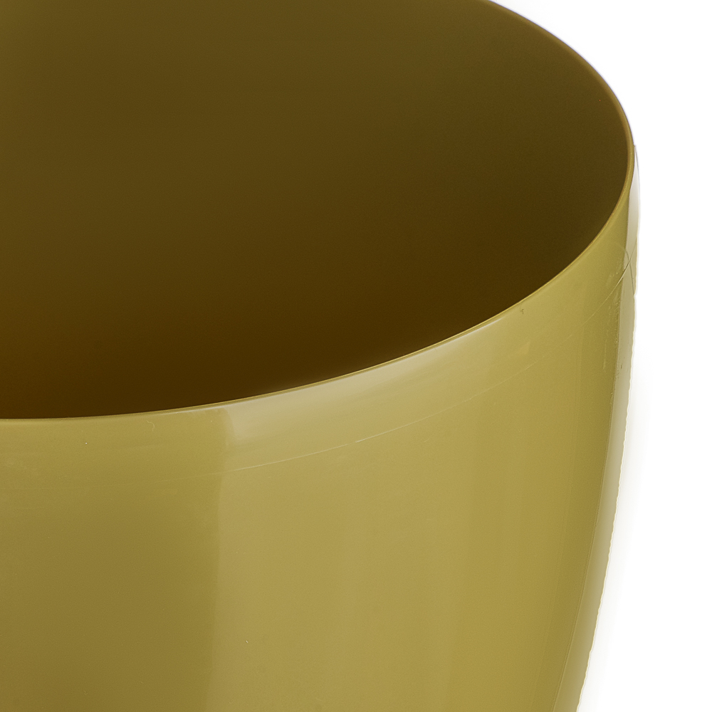 Горшок цветочный 2,7л 17х15,6см оливковый, арт.№ 164-393