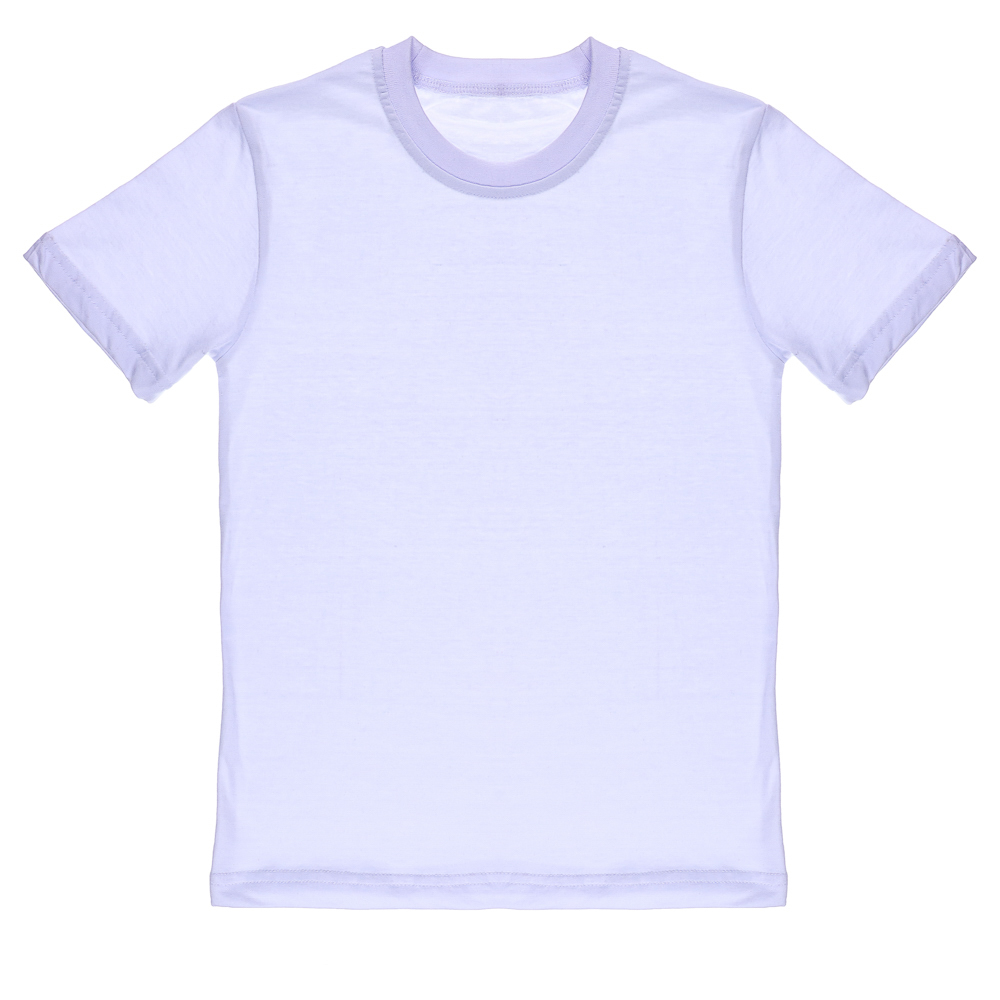 Футболка детская однотонная белая, р.98-140, 100% хлопок, арт.№ 354-079