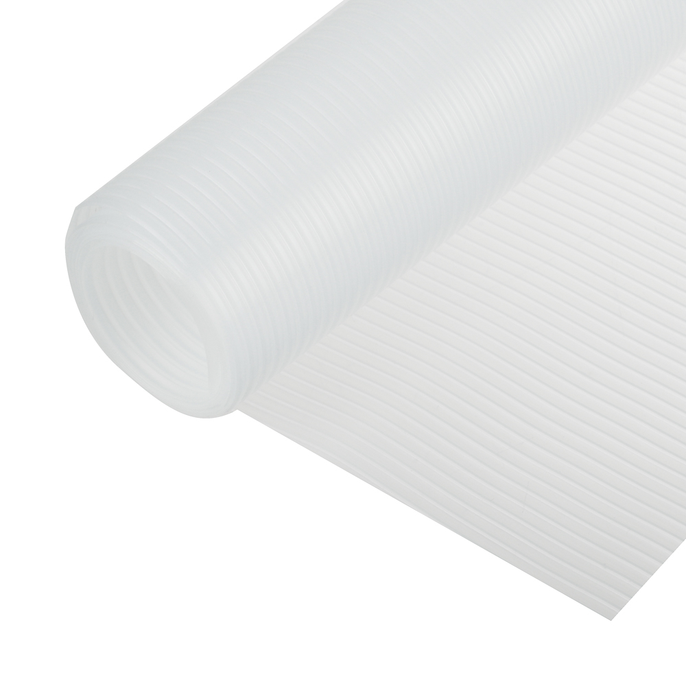 Мат антискользящий в рулоне, тм VETTA, ЭВА, 30x100см, "Полосы", прозрачный, арт.№ 491-183