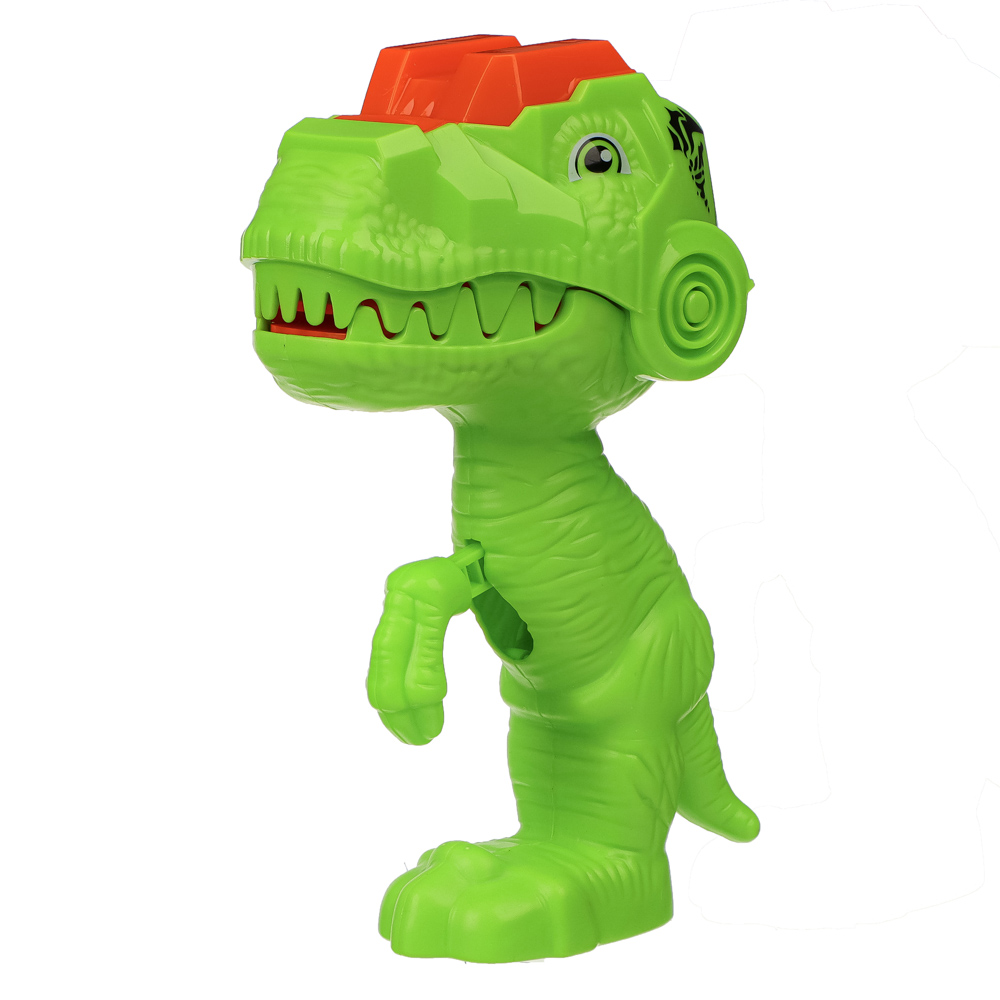 BY Пистолет Дино, стреляет дисками, ABS, 13,8х6,5х19см, 8 дизайнов, арт.№ 274-204