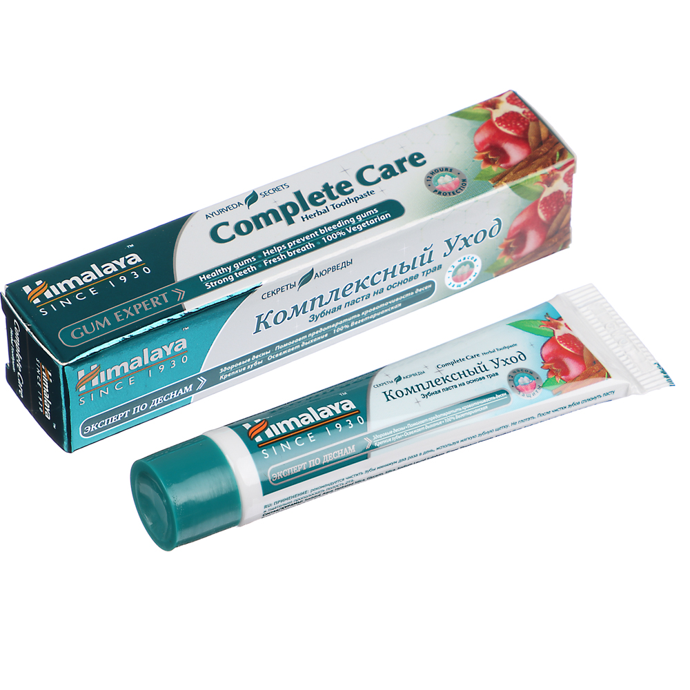 Зубная паста HIMALAYA Комплексный уход / Белое сияние, 10гр, арт.№ 981-048