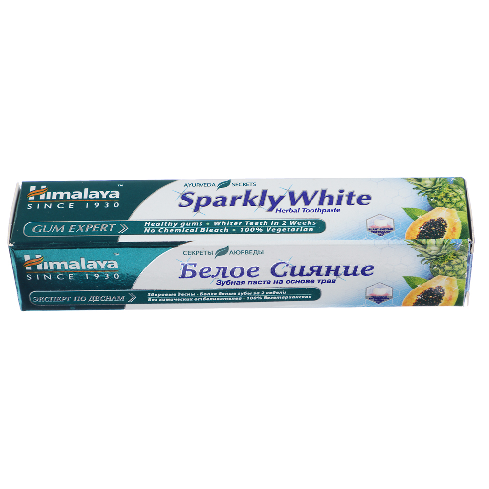 Зубная паста HIMALAYA Комплексный уход / Белое сияние, 10гр, арт.№ 981-048
