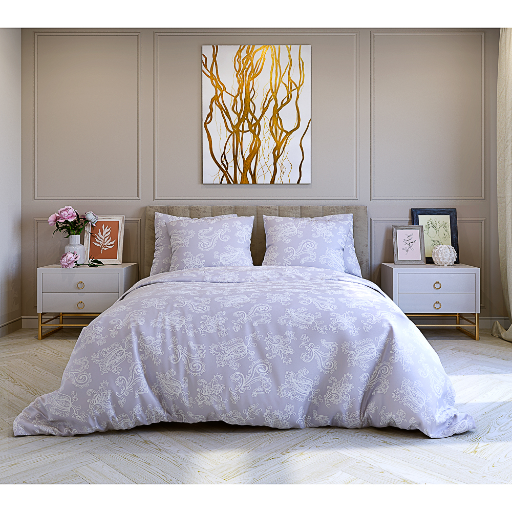 PROVANCE Мечта Комплект постельного белья евро (4 пр.), поплин 110гр/м, 100% хлопок, 3 дизайна, арт.№ 488-030