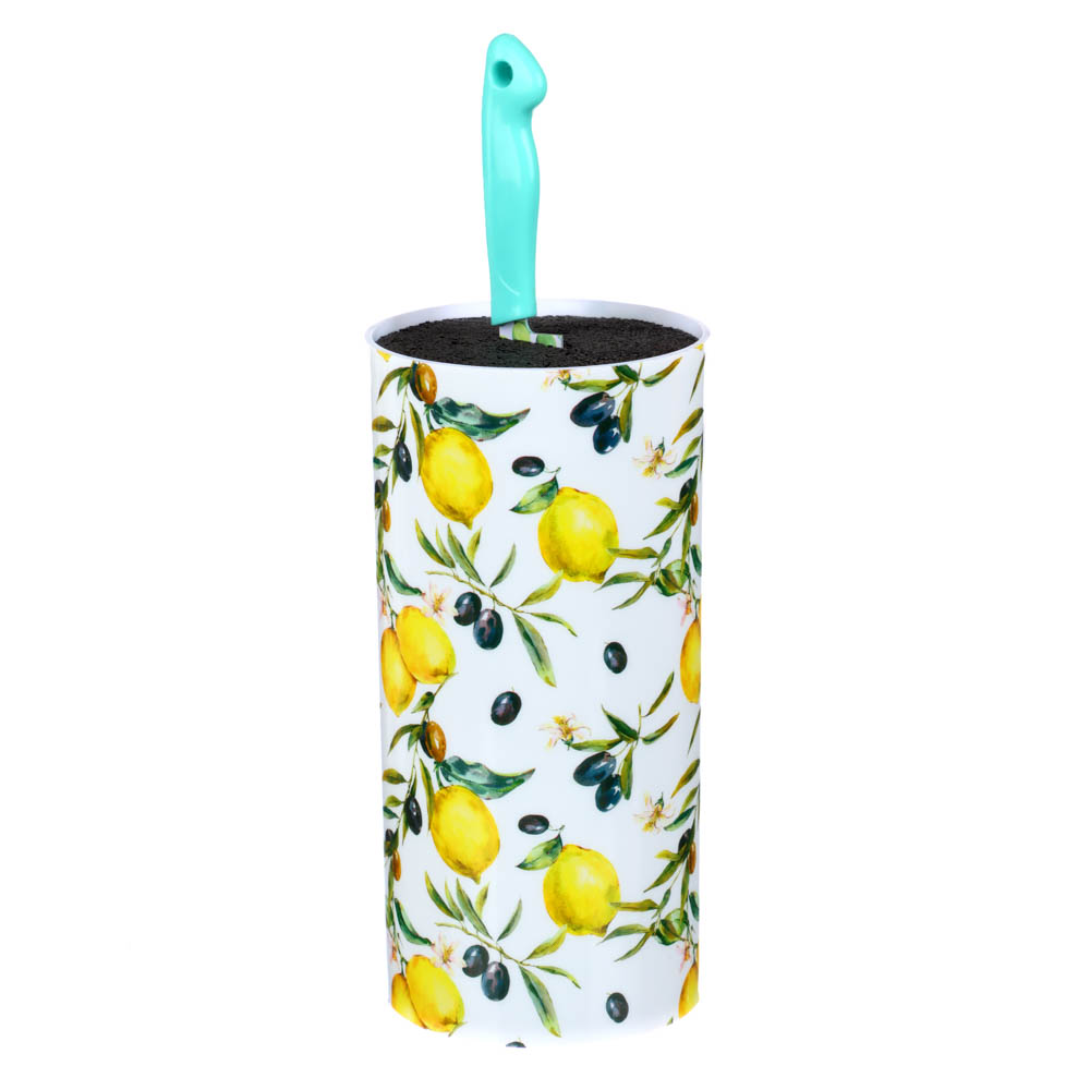 VETTA Подставка для ножей "Лимоны", h=22см, полипропилен, арт.№ 803-356