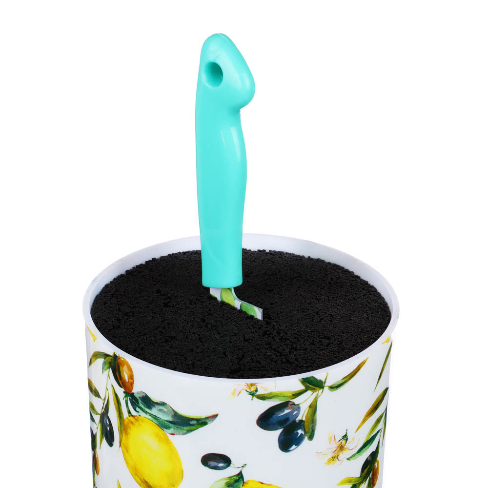 VETTA Подставка для ножей "Лимоны", h=22см, полипропилен, арт.№ 803-356