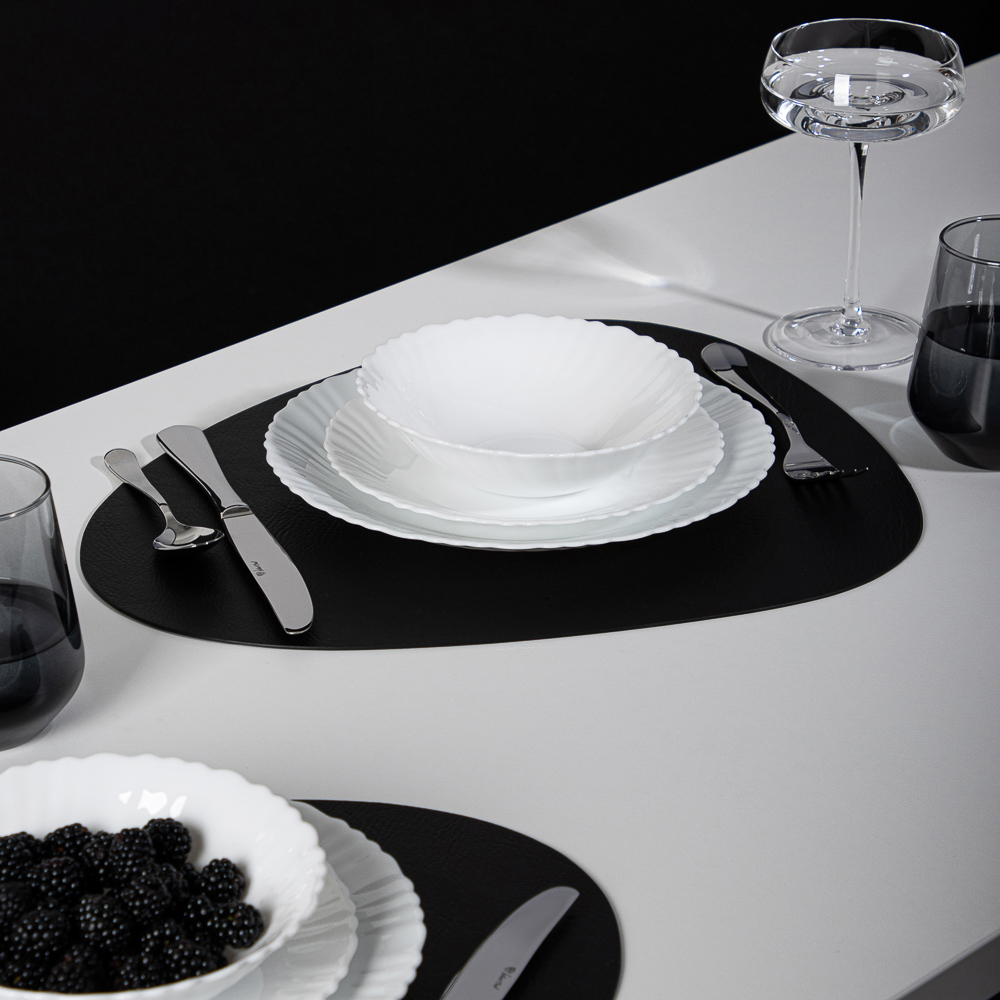 MILLIMI Бьянко Салатник, опаловое стекло, 19см, арт.№ 818-427