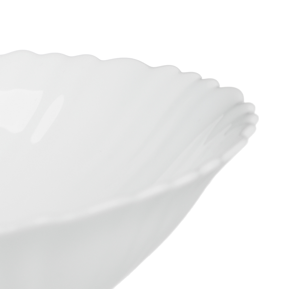 MILLIMI Бьянко Салатник, опаловое стекло, 19см, арт.№ 818-427