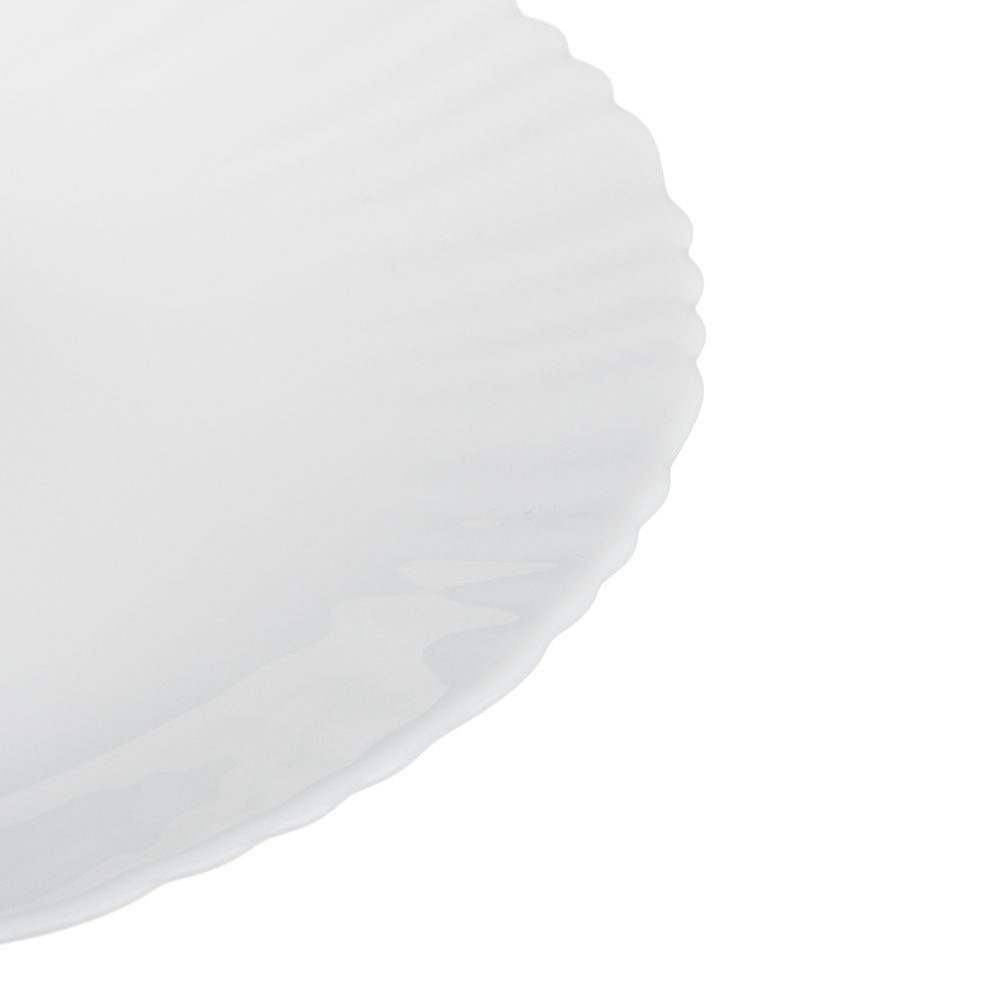 MILLIMI Бьянко Тарелка подстановочная, опаловое стекло, 24см, арт.№ 818-446