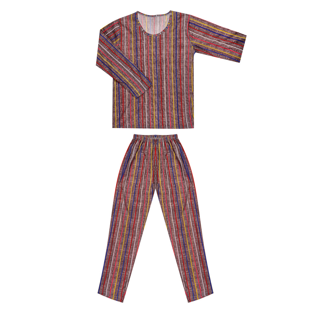 Комплект женский (футболка с дл.рукавом, штаны), р.46-56, 100% хлопок, арт. 3906764, ТМ Ромашка, арт.№ 354-214