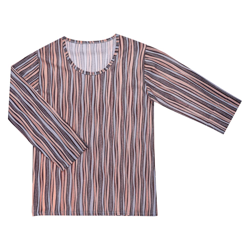 Комплект женский (футболка с дл.рукавом, штаны), р.46-56, 100% хлопок, арт. 3906764, ТМ Ромашка, арт.№ 354-214