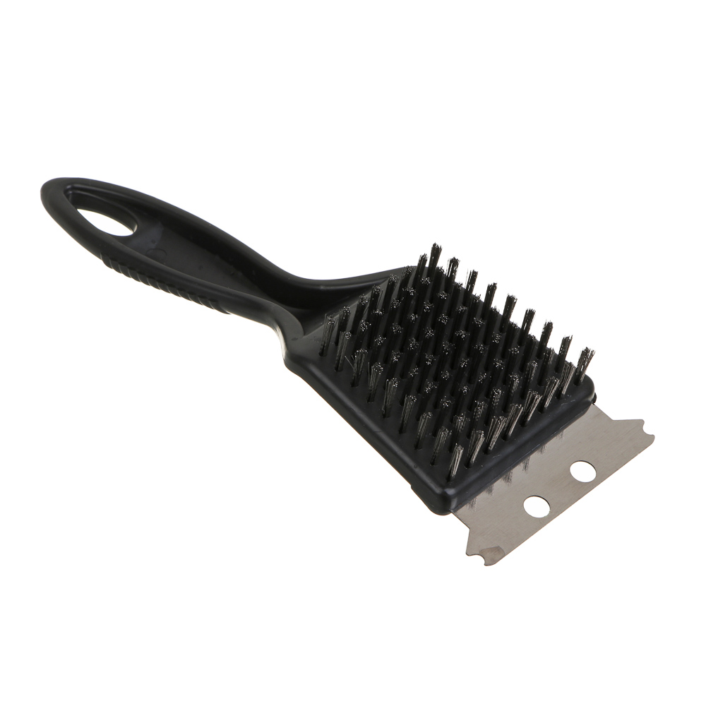 Щетка для чистки мангала с скребком тм GRILLBOOM, 21х7см, арт.№ 101-011