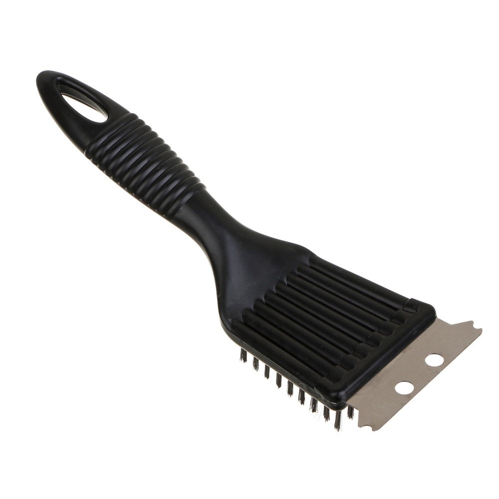 Щетка для чистки мангала с скребком тм GRILLBOOM, 21х7см, арт.№ 101-011
